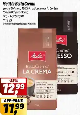 Simmel Melitta Bella Crema Angebot