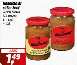 Simmel Händlmaier süßer Senf Angebot