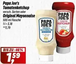 Simmel Papa Joe's Tomatenketchup oder Original Mayonnaise Angebot