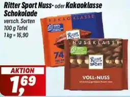 Simmel Ritter Sport Nuss- oder Kakaoklasse Schokolade Angebot