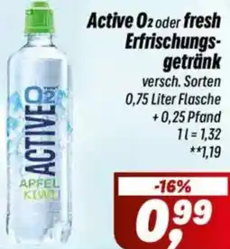 Simmel Active O2 oder fresh Erfrischungsgetränk Angebot