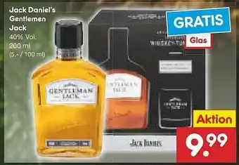 Netto Marken-Discount Jack Daniel's Gentlemen Jack Angebot