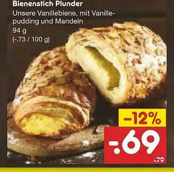 Netto Marken-Discount Bienenstich Plunder Angebot