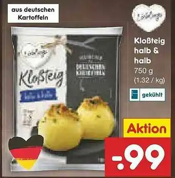 Netto Marken-Discount Kloßteig Halb & Halb Angebot