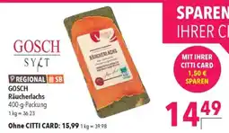 CITTI Markt GOSCH Räucherlachs Angebot