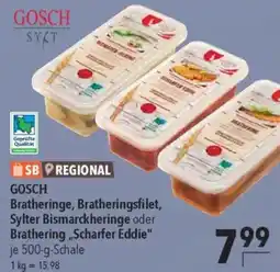CITTI Markt GOSCH Bratheringe, Bratheringsfilet, Sylter Bismarckheringe oder Brathering „Scharfer Eddie" Angebot