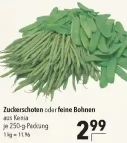 CITTI Markt Zuckerschoten oder feine Bohnen Angebot