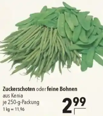 CITTI Markt Zuckerschoten oder feine Bohnen Angebot