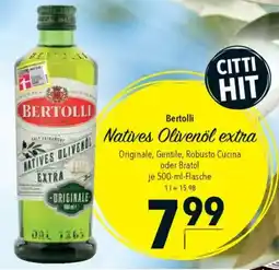 CITTI Markt Bertolli Natives Olivenöl extra Angebot