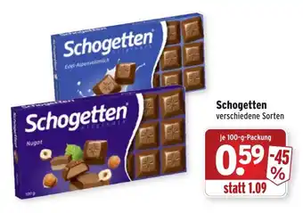 Wasgau Schogetten 100g Angebot