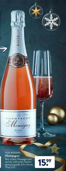 Aldi Süd Veuve Monsigny Champagner Angebot