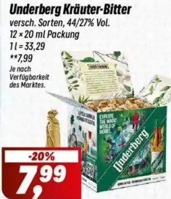 Simmel Underberg Kräuter-Bitter Angebot