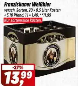 Simmel Franziskaner Weißbier Angebot
