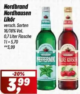 Simmel Nordbrand Nordhausen Likör Angebot