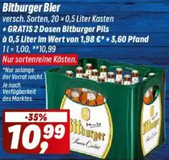 Simmel Bitburger Bier Angebot