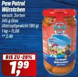 Simmel Paw Patrol Würstchen Angebot