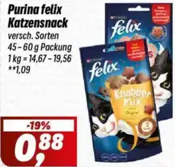 Simmel Purina felix Katzensnack Angebot