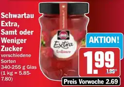 AEZ Schwartau Extra, Samt oder Weniger Zucker Angebot