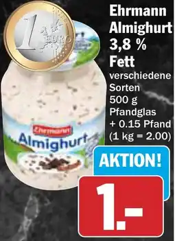 AEZ Ehrmann Almighurt 3,8 % Fett Angebot
