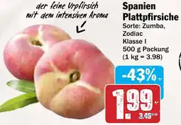 AEZ Spanien Plattpfirsiche Angebot