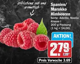 AEZ Spanien/ Marokko Himbeeren Angebot