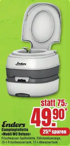 B1 Discount Baumarkt Enders Campingtoilette Mobil WC Deluxe Angebot