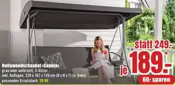 B1 Discount Baumarkt Hollywoodschaukel Sophia Angebot