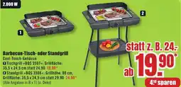 B1 Discount Baumarkt Barbecue-Tisch oder Standgrill Angebot