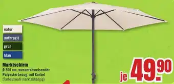 B1 Discount Baumarkt Marktschirm Angebot