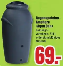 B1 Discount Baumarkt Regenspeicher Amphore Aqua Can Angebot