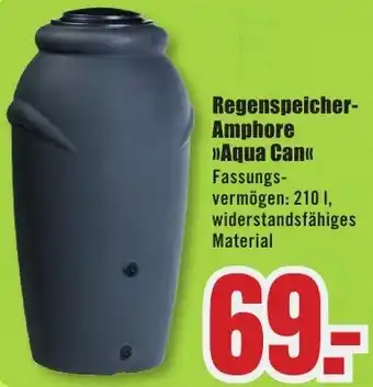 B1 Discount Baumarkt Regenspeicher Amphore Aqua Can Angebot