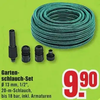 B1 Discount Baumarkt Gartenschlauch-Set Angebot