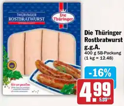 AEZ Die Thüringer Rostbratwurst g.g.A. Angebot