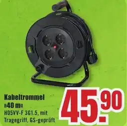 B1 Discount Baumarkt Kabeltrommel 40 m Angebot