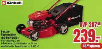 B1 Discount Baumarkt Einhell Benzin Rasenmäher GC-PM 46/5 S Angebot