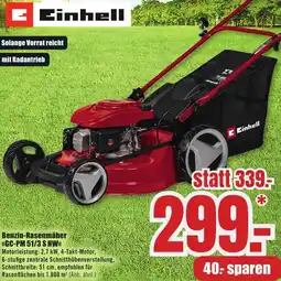 B1 Discount Baumarkt Einhell Benzin-Rasenmäher GC-PM 51/3 S HW Angebot