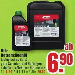 B1 Discount Baumarkt OREGON Bio Kettensägenöl Angebot