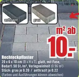 B1 Discount Baumarkt Rechteckpflaster Angebot