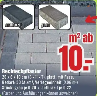 B1 Discount Baumarkt Rechteckpflaster Angebot