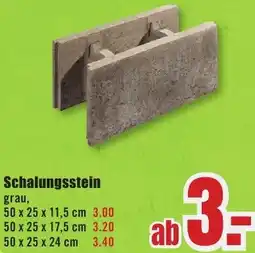 B1 Discount Baumarkt Schalungsstein Angebot
