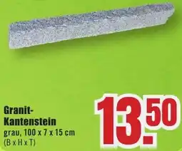 B1 Discount Baumarkt Granit Kantenstein Angebot