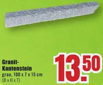 B1 Discount Baumarkt Granit Kantenstein Angebot