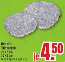 B1 Discount Baumarkt Granit Trittstein Angebot