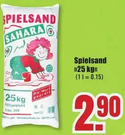 B1 Discount Baumarkt Spielsand Angebot