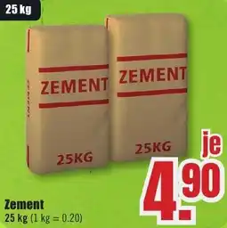 B1 Discount Baumarkt Zement Angebot