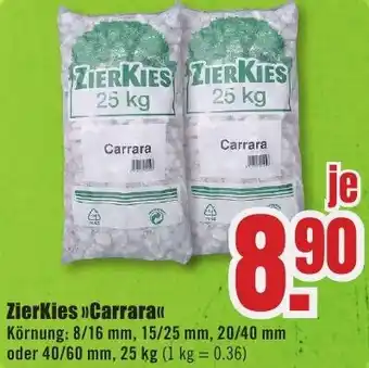 B1 Discount Baumarkt Zierkies Carrara Angebot