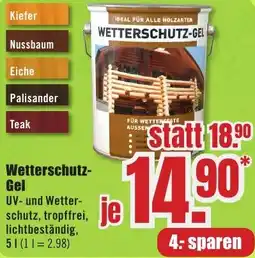 B1 Discount Baumarkt Wetterschutz Gel Angebot
