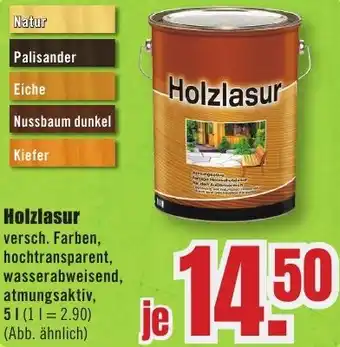 B1 Discount Baumarkt Holzlasur Angebot
