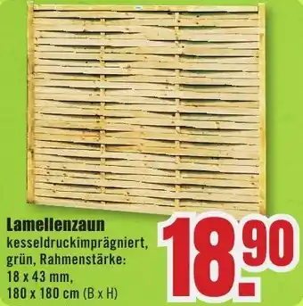 B1 Discount Baumarkt Lamellenzaun Angebot
