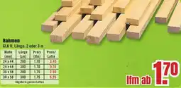B1 Discount Baumarkt Rahmen Angebot